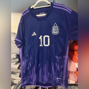 Adidas Replica. Lionel Messi Argentina World Cup Winners Jersey Away